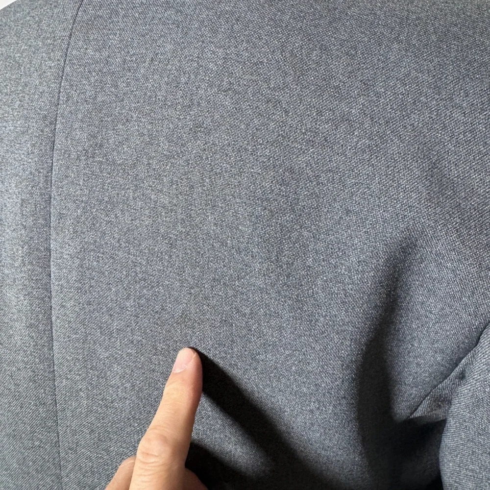 Sears The Classic Collection Suit Mens 40R 33x30‎ Gray Solid Vintage 2 Button